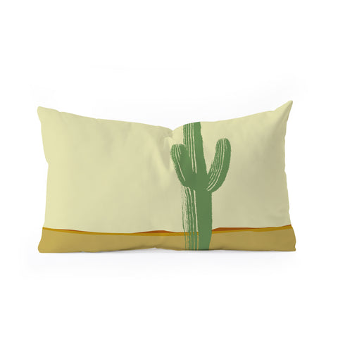 Mile High Studio The Lonely Cactus Summer Oblong Throw Pillow