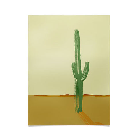 Mile High Studio The Lonely Cactus Summer Poster