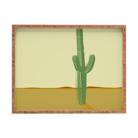 Mile High Studio The Lonely Cactus Summer Rectangular Tray