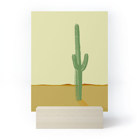 Mile High Studio The Lonely Cactus Summer Mini Art Print