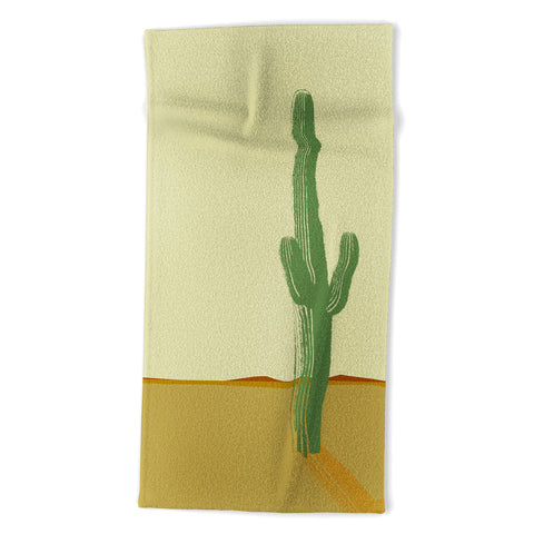 Mile High Studio The Lonely Cactus Summer Beach Towel