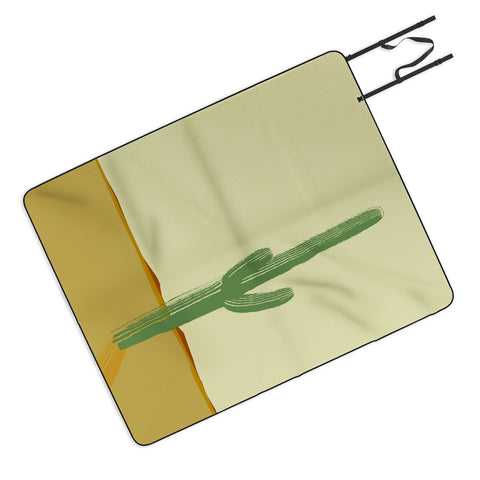 Mile High Studio The Lonely Cactus Summer Outdoor Blanket