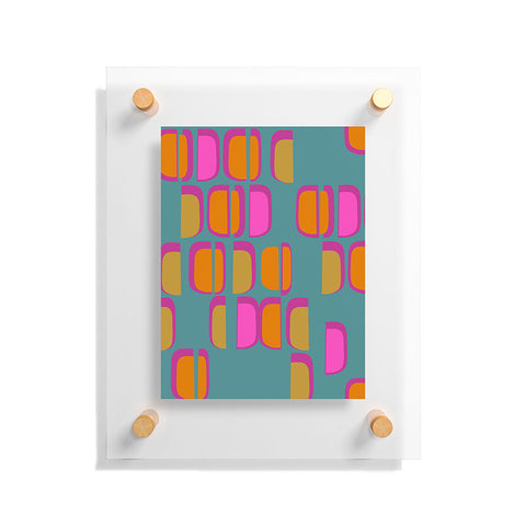 Mirimo Acid Retro Ocean Floating Acrylic Print