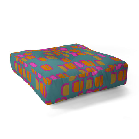Mirimo Acid Retro Ocean Floor Pillow Square