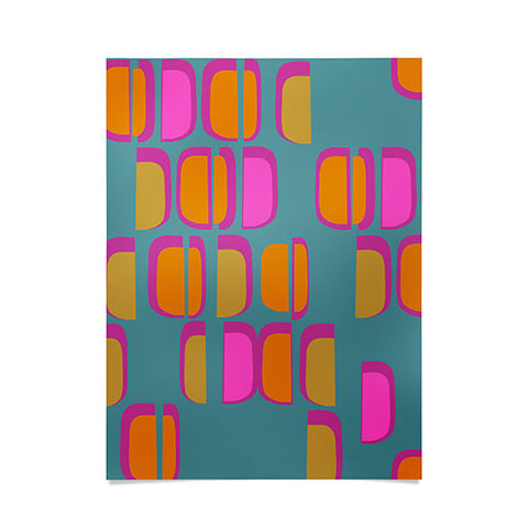 Mirimo Acid Retro Ocean Poster