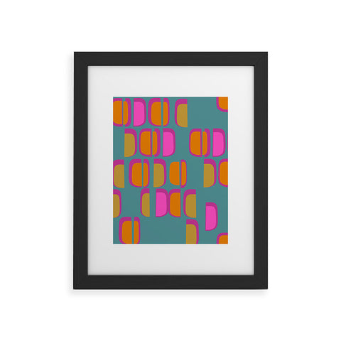 Mirimo Acid Retro Ocean Framed Art Print