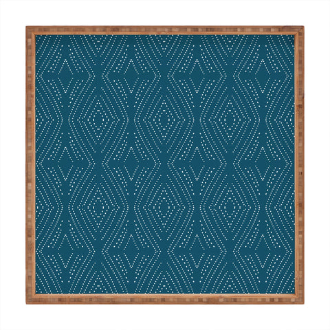 Mirimo Africa Diamond Indigo Square Tray