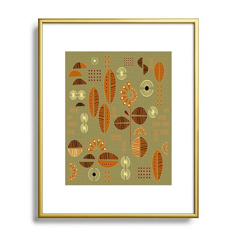 Mirimo Africa Flora Mud Metal Framed Art Print