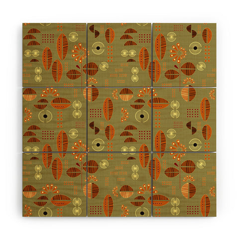 Mirimo Africa Flora Mud Wood Wall Mural