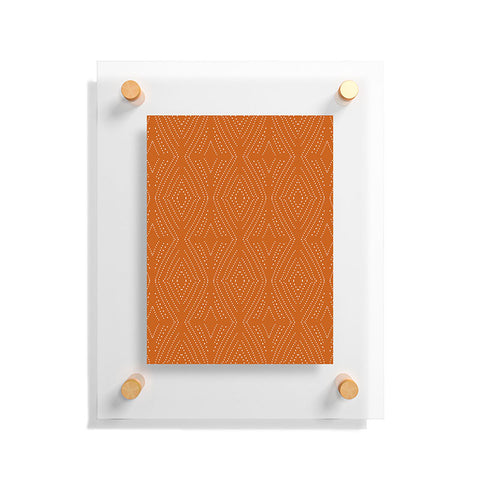 Mirimo African Diamond Red Ochre Floating Acrylic Print