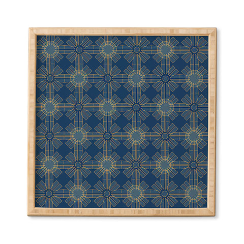 Mirimo Alba Blue Framed Wall Art