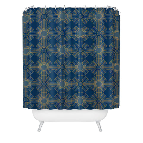 Mirimo Alba Blue Shower Curtain