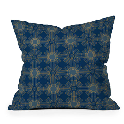 Mirimo Alba Blue Throw Pillow