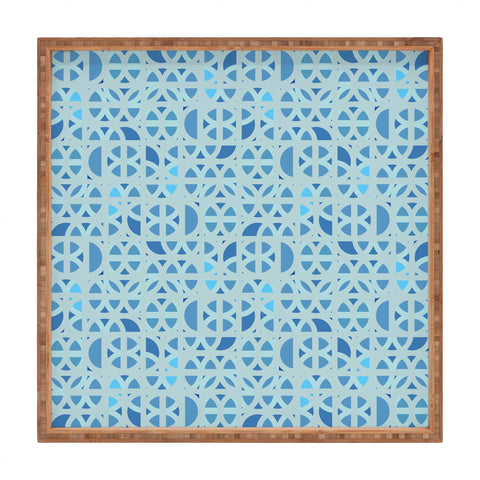 Mirimo Arabesque en Bleu Square Tray