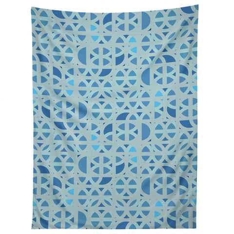 Mirimo Arabesque en Bleu Tapestry