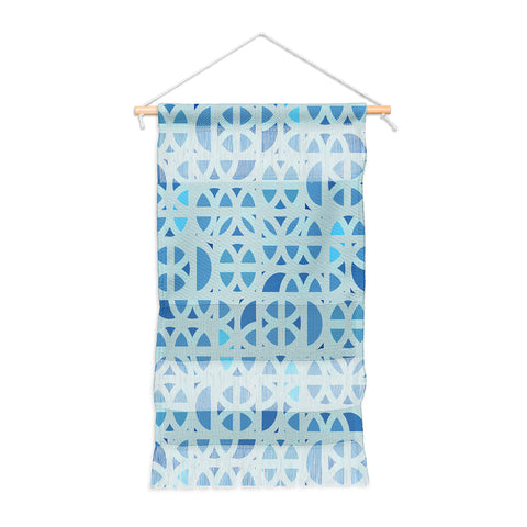 Mirimo Arabesque en Bleu Wall Hanging Portrait