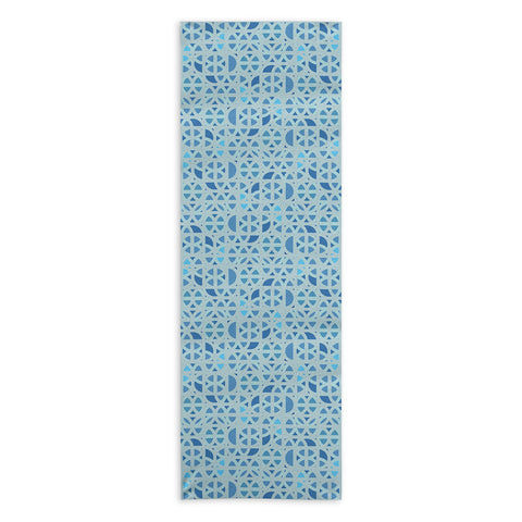 Mirimo Arabesque en Bleu Yoga Towel