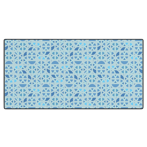 Mirimo Arabesque en Bleu Desk Mat