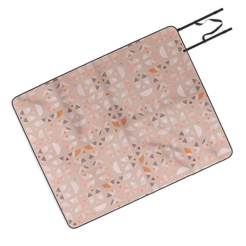 Mirimo Arabesque En Rose Picnic Blanket
