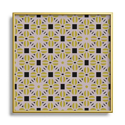 Mirimo Arabesque Spring Metal Square Framed Art Print
