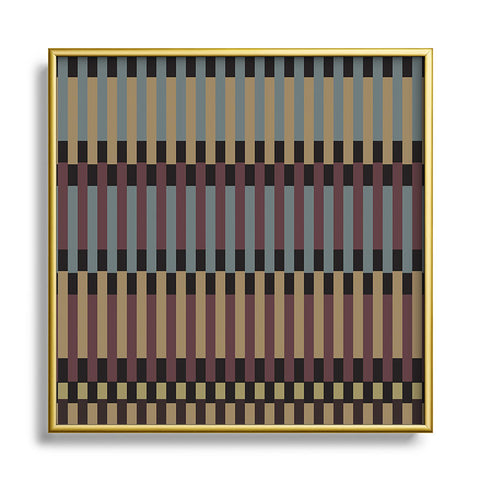 Mirimo Bahia Nite Metal Square Framed Art Print