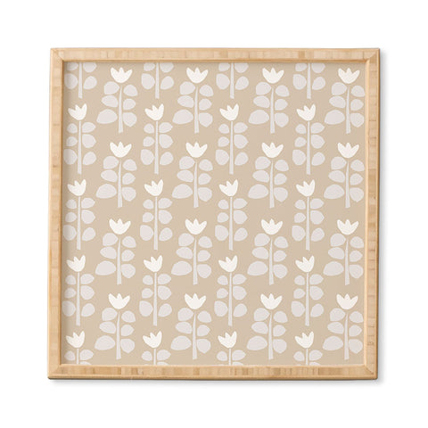 Mirimo Blooming Spring Beige Framed Wall Art