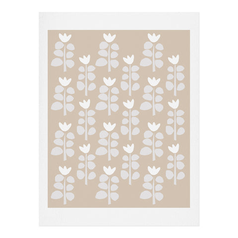 Mirimo Blooming Spring Beige Art Print