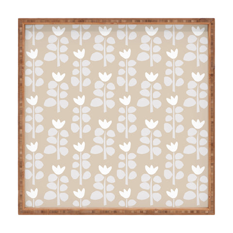 Mirimo Blooming Spring Beige Square Tray