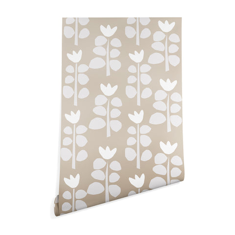 Mirimo Blooming Spring Beige Wallpaper