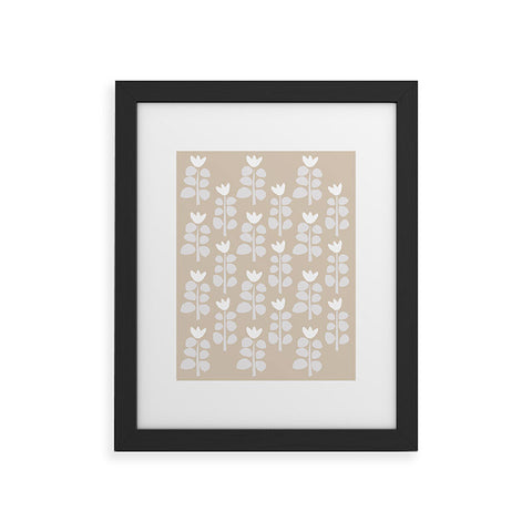 Mirimo Blooming Spring Beige Framed Art Print