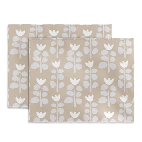 Mirimo Blooming Spring Beige Placemat