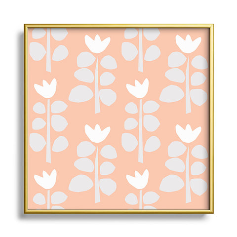 Mirimo Blooming Spring Metal Square Framed Art Print