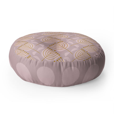 Mirimo Blooms Cotton Candy Floor Pillow Round
