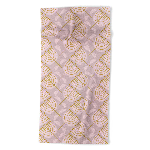 Mirimo Blooms Cotton Candy Beach Towel