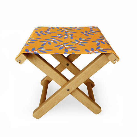 Mirimo Blue Branches Folding Stool