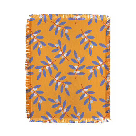 Mirimo Blue Branches Throw Blanket