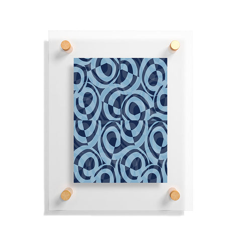 Mirimo Blue Pop Floating Acrylic Print