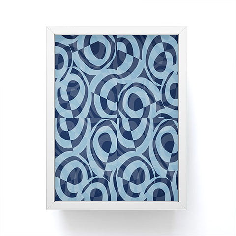 Mirimo Blue Pop Framed Mini Art Print