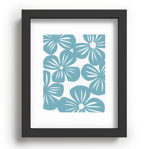 Mirimo Bluette Giant Blooms Recessed Framing Rectangle