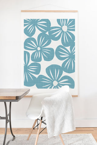 Mirimo Bluette Giant Blooms Art Print And Hanger