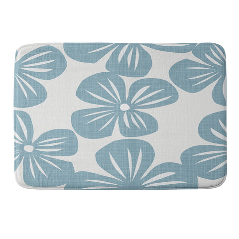 Mirimo Bluette Giant Blooms Memory Foam Bath Mat