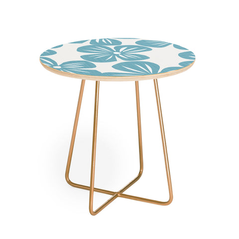 Mirimo Bluette Giant Blooms Round Side Table