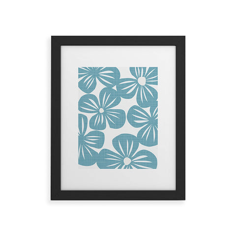 Mirimo Bluette Giant Blooms Framed Art Print