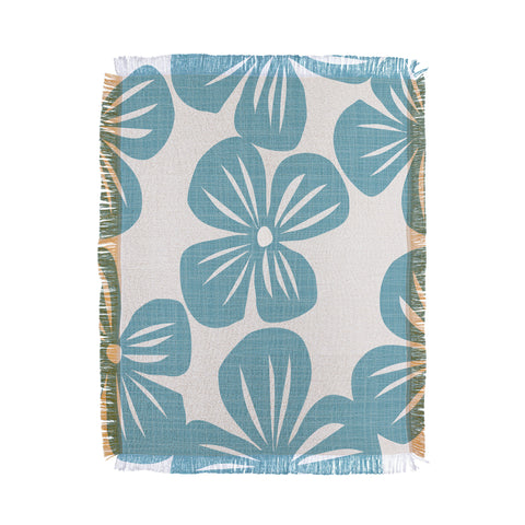 Mirimo Bluette Giant Blooms Throw Blanket