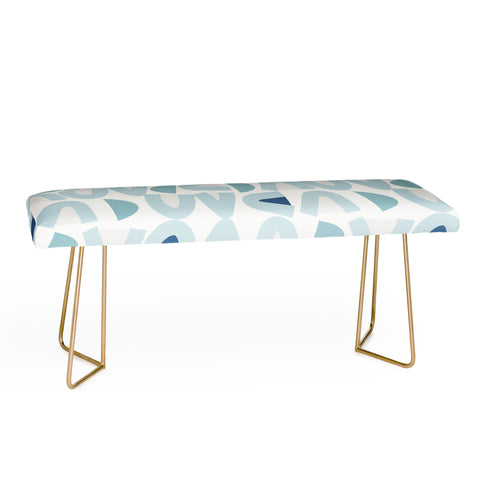 Mirimo Bowy Blue Pattern Bench