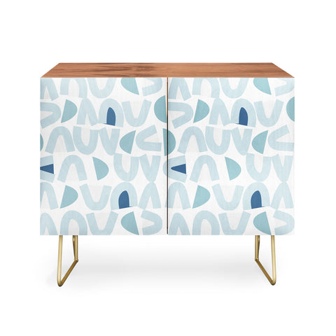 Mirimo Bowy Blue Pattern Credenza