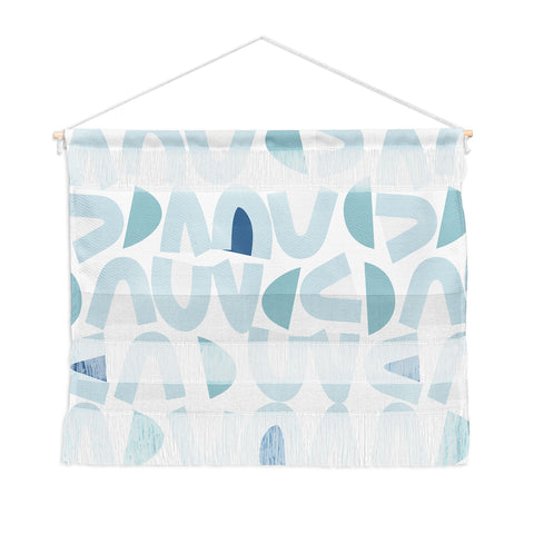 Mirimo Bowy Blue Pattern Wall Hanging Landscape
