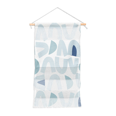 Mirimo Bowy Blue Pattern Wall Hanging Portrait