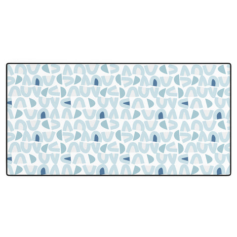 Mirimo Bowy Blue Pattern Desk Mat