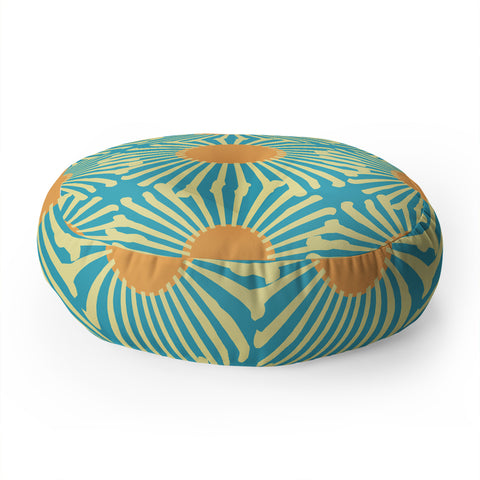 Mirimo Bright Sunny Day Floor Pillow Round